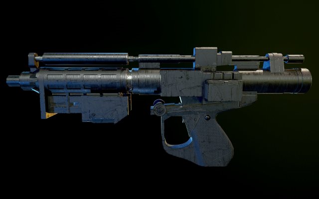 E5 Blaster Rifle Star Wars 3D Модель In Научная Фантастика 3DExport