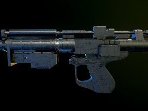 E5 Blaster Rifle Star Wars Modelo 3D