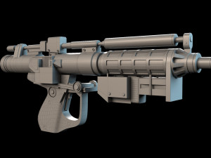 E5 Blaster Rifle Star Wars Modelo 3D