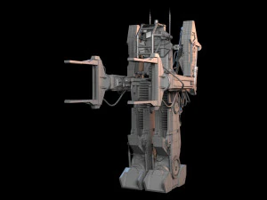 P-5000 Powered Work Loader 3D Model