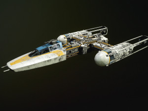 Y-wing Starfighter Star Wars 3D Model
