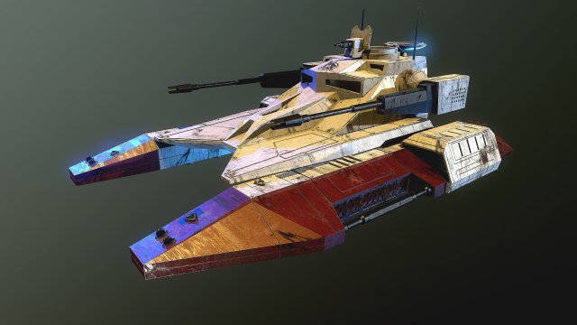 Tx130 Star Wars 3D Model .c4d .max .obj .3ds .fbx .stl .blend 