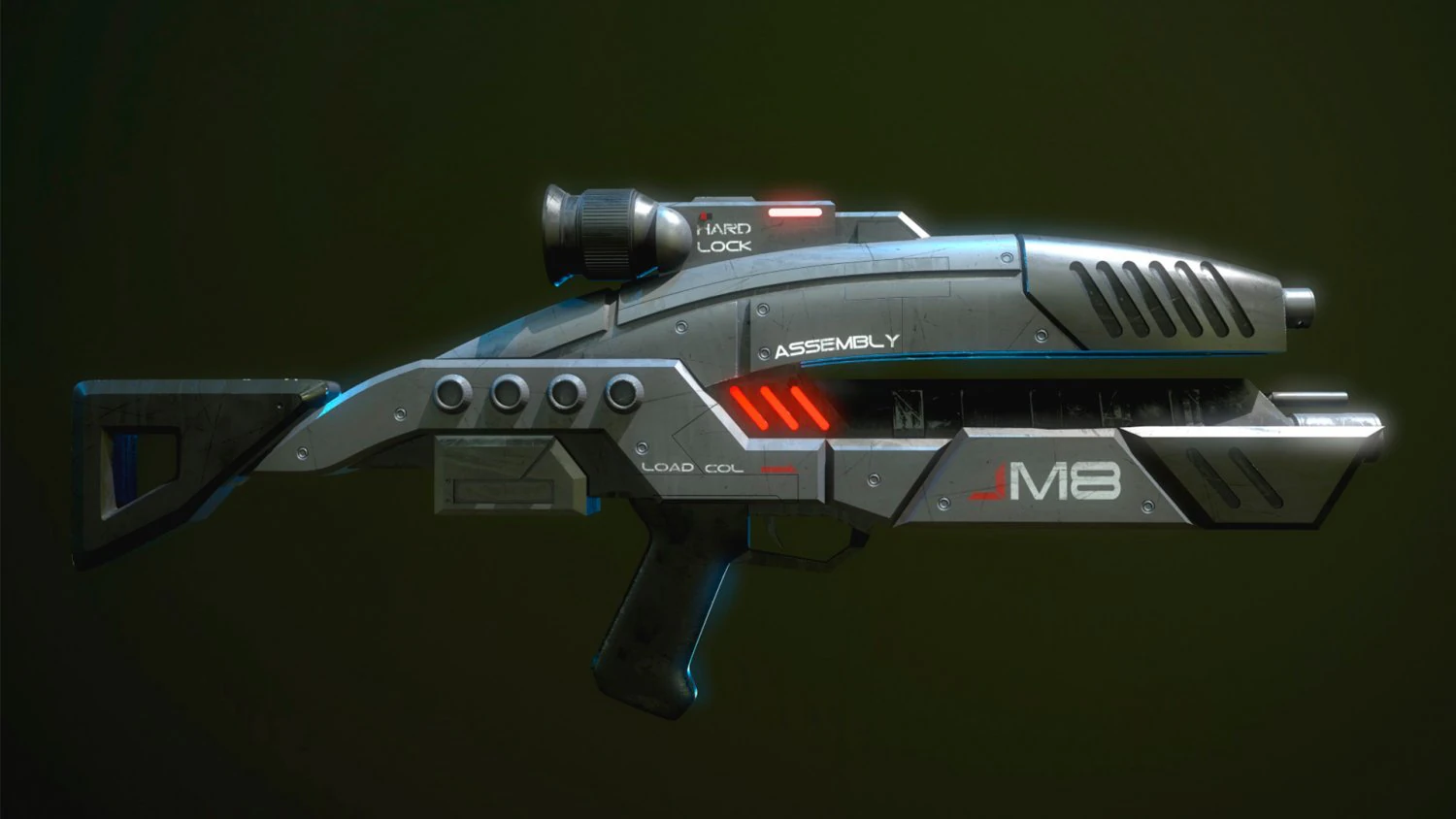 M-8 Avenger MassEffect 3D Model .c4d .max .obj .3ds .fbx .stl .blend
