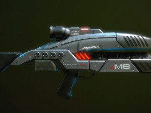 M-8 Avenger MassEffect 3D 모델