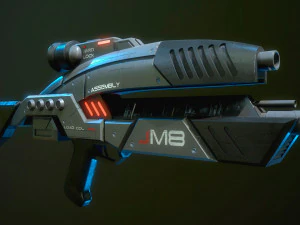 M-8 Avenger MassEffect 3D Model