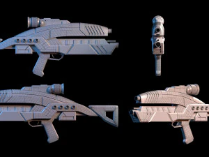 M-8 Avenger MassEffect 3D Model