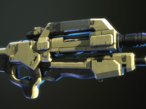 M96 Mattock Mass Effect Modèle 3D