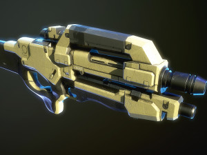 M96 Mattock Mass Effect Modèle 3D