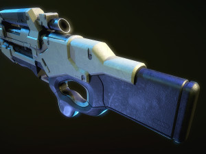 M96 Mattock Mass Effect Modèle 3D