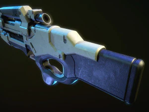 M96 Mattock Mass Effect 3D Model
