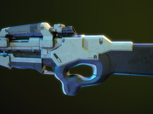 M96 Mattock Mass Effect Modèle 3D