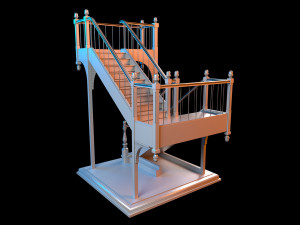 Stairs Model 3D