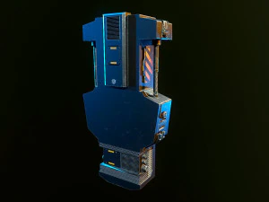 Hypersleep Chamber 3D Model
