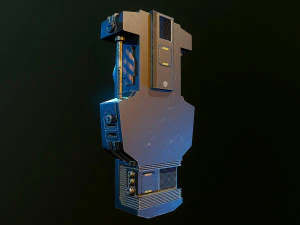 Hypersleep Chamber 3D Model