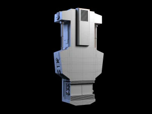 Hypersleep Chamber 3D Model