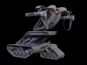 T1 Terminator 3D Model