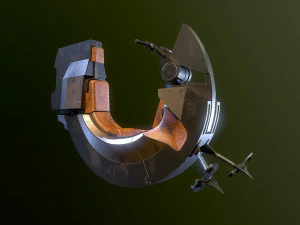 블러드핀 스피더 스타워즈 3D 모델