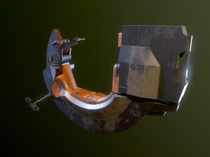 Bloodfin speeder Star Wars Model 3D