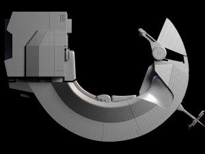 Bloodfin speeder Star Wars 3D Model