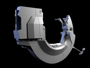 Bloodfin speeder Star Wars Model 3D