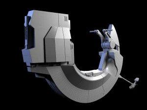 Bloodfin speeder Star Wars 3D Model