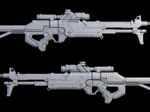 M-29 Incisor Mass Effect 3D 模型