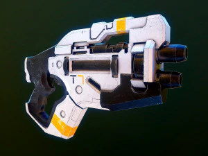 Talon T7 Heavy Pistol Mass Effect 3D Model