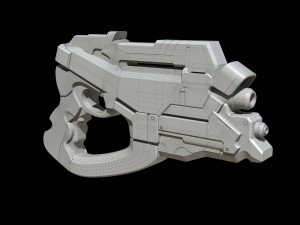 M-5 Phalanx Mass Effect 2 3D 模型