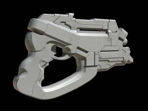 M-5 Phalanx Mass Effect 2 3D 模型