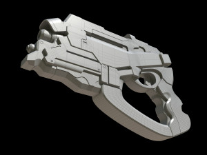 M-5 Phalanx Mass Effect 2 3D 模型