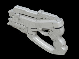 M-5 Phalanx Mass Effect 2 3D 模型