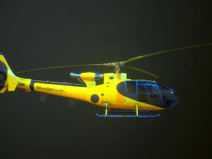 Helic&oacute;ptero SA340 Gazela Modelo 3D