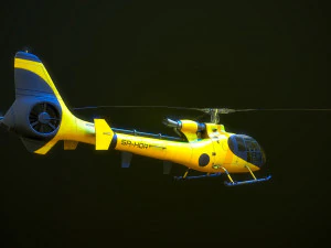 Helic&oacute;ptero SA340 Gazela Modelo 3D