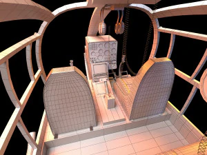 Helic&oacute;ptero SA340 Gazela Modelo 3D