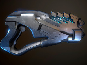 Arc Pistol Mass Effect 3D Model