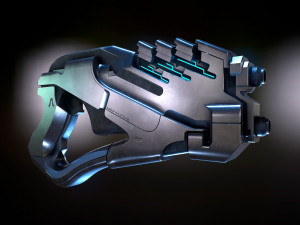 Arc Pistol Mass Effect 3D Model