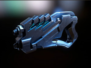 Arc Pistol Mass Effect 3D Model