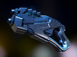 Arc Pistol Mass Effect 3D Model