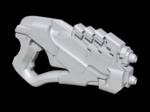 Arc Pistol Mass Effect 3D Model