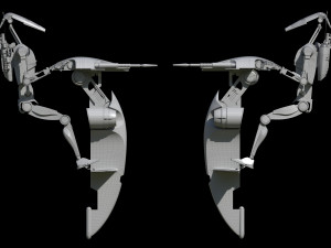 Stap Custom Build Star Wars Modello 3D