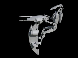 Stap Custom Build Star Wars 3D Model