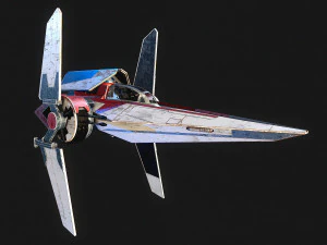 V - Ala Star Wars Modelo 3D