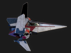 V - Wing Star Wars Model 3D