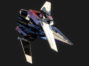 V - Wing Star Wars 3D Model