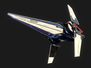 V - Wing Star Wars 3D Model