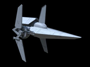 V - Wing Star Wars 3D Model