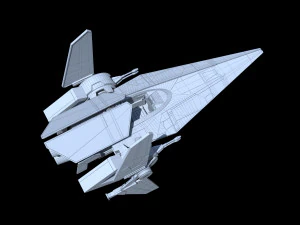 V - Wing Star Wars 3D Model