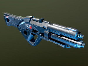 ME3N7 Valkyrie Mass Effect 3D मॉडल