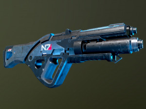 ME3N7 Valkyrie Mass Effect 3D मॉडल