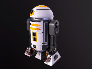 RD3 Star Wars Low poly Low-poly Modelo 3D